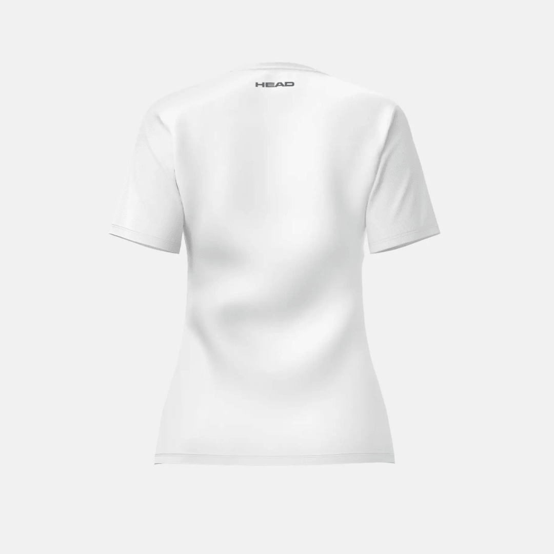 Head Club 25 Tech T-shirt Women White tennis & padel