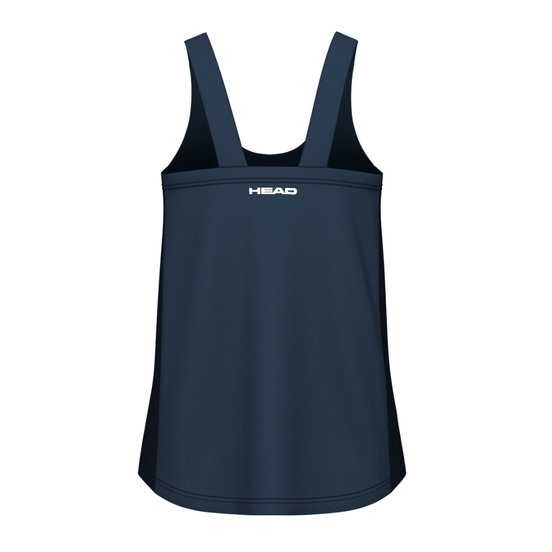 Head Spirit Tank Top Women blått träningslinne tennis & padel