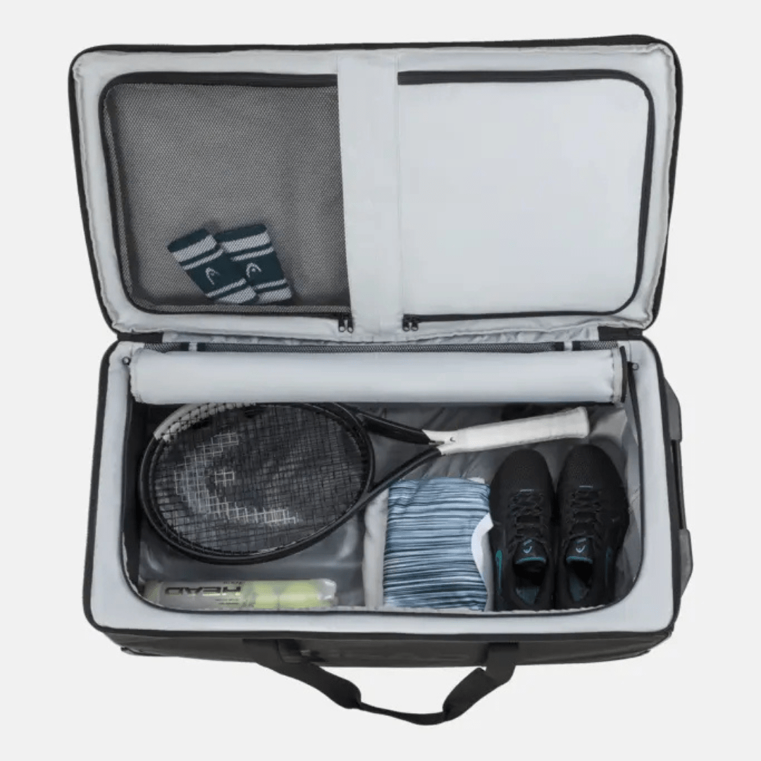 Head Tour Travel Bag 125L BK – sort rejsetaske med hjul til tennisspillere