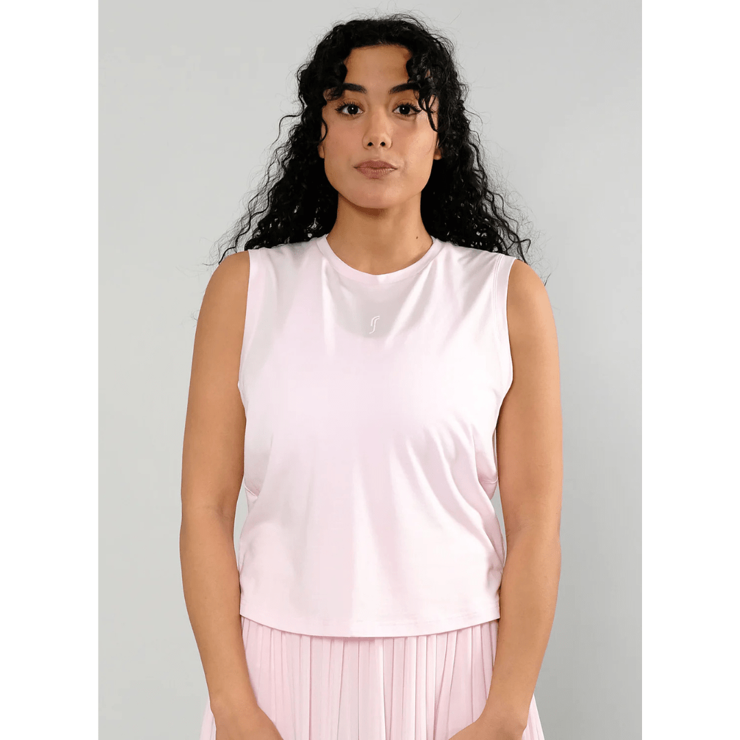 RS Women's Paris Relaxed Tank Light Pink träningslinne tennis & padel