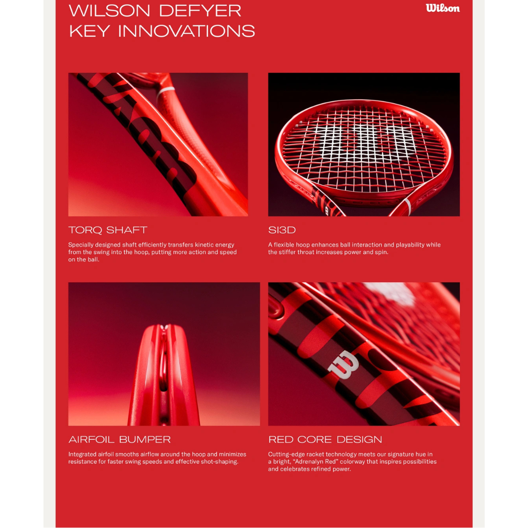 Wilson Defyer 100 v1 300g (16x19) tennisketcher