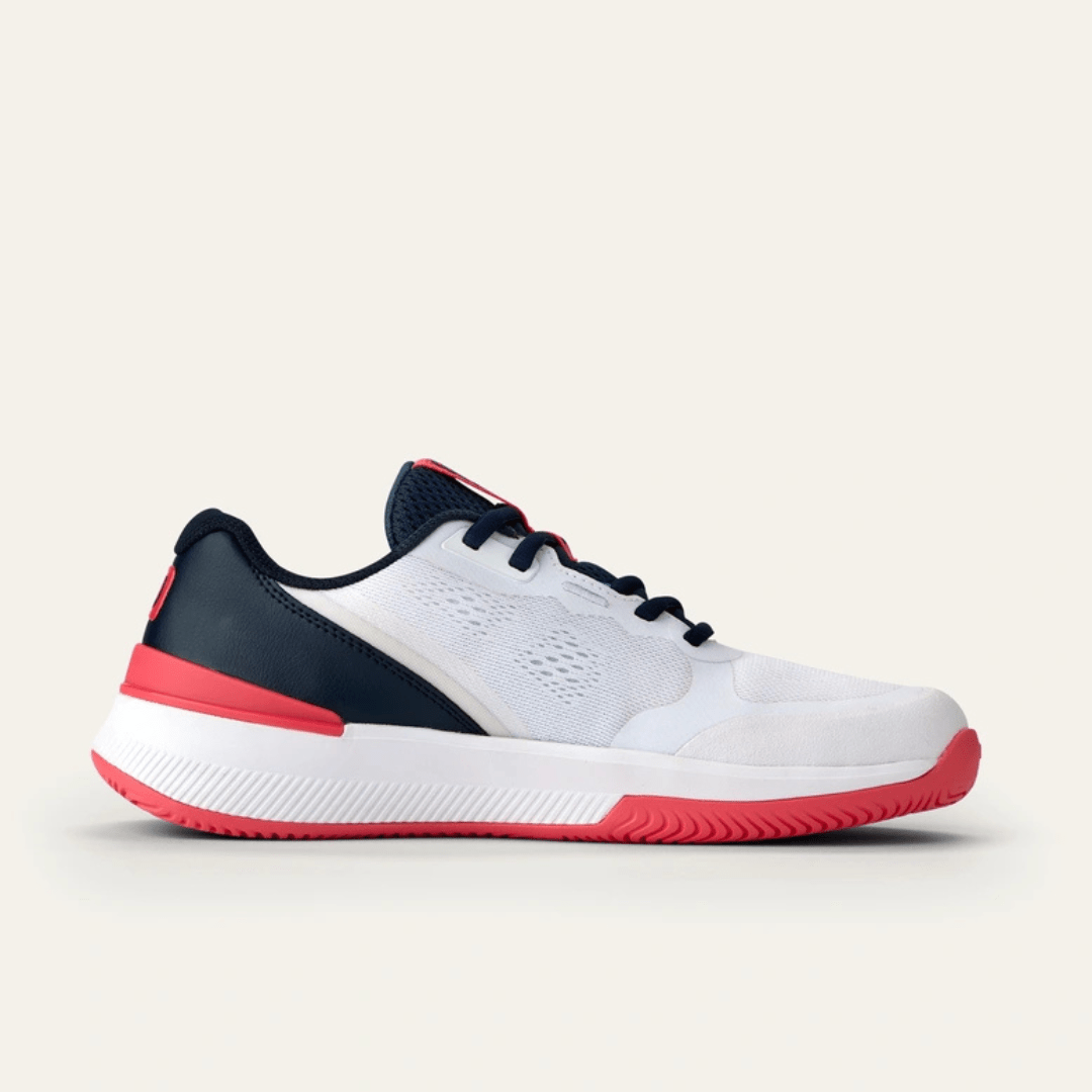Wilson Intrigue Pro all court tennis shoes women white / navy blazer / dubarry