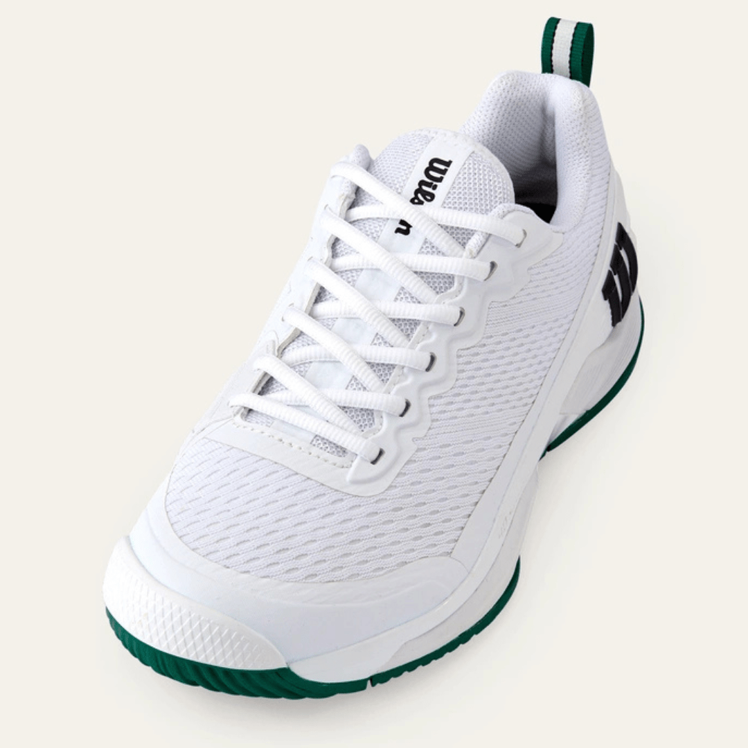 Wilson Rush Pro 4.5 all court tennissko til mænd white/white/aventurine