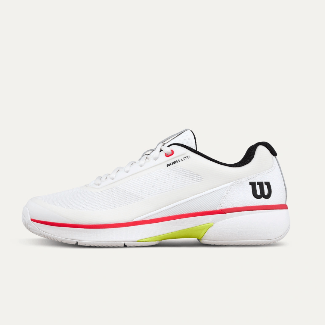 Wilson Rush Lite 5 All-court Men's Tennis Shoe White/Black/Infrared tennis shoes men
