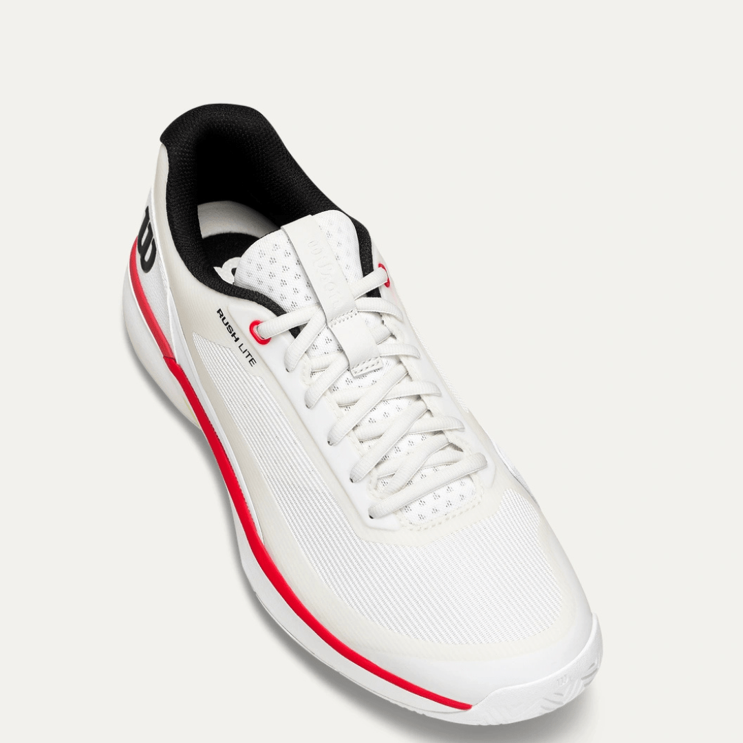 Wilson Rush Lite 5 All-court Men's Tennis Shoe White/Black/Infrared tennis shoes men