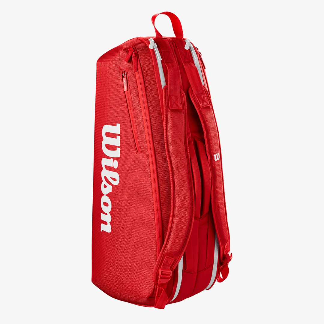 Wilson Super Tour 6-pack Wilson Red 2025 röd tennisväska