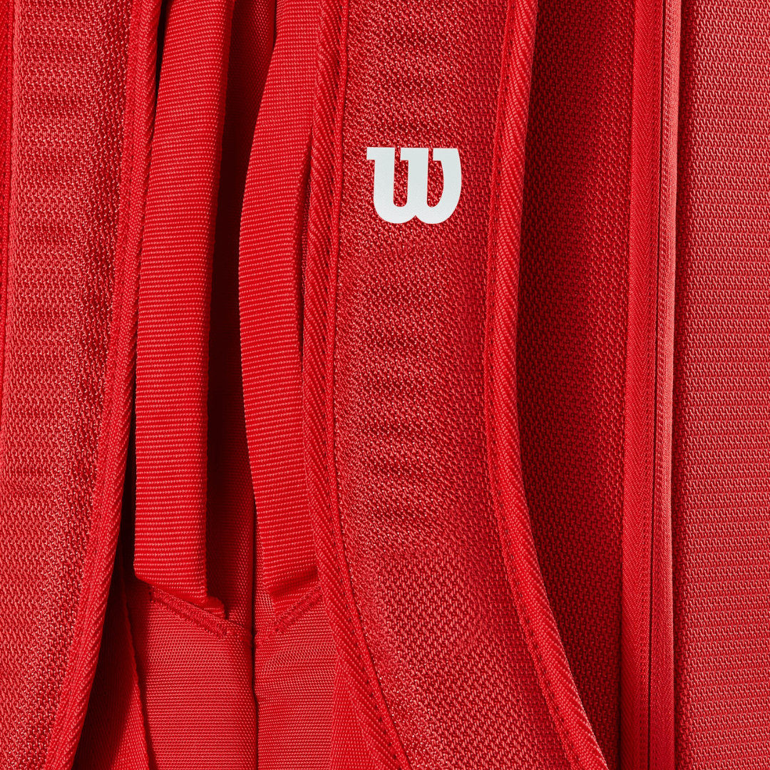 Wilson Super Tour 6-pack Wilson Red 2025 röd tennisväska