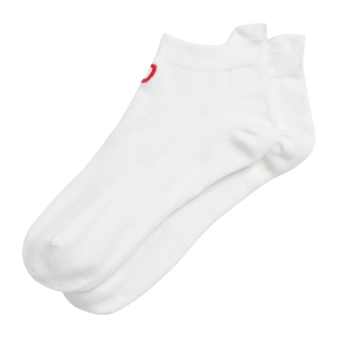 Wilson U Ankle Tab Sock Bright White sports socks