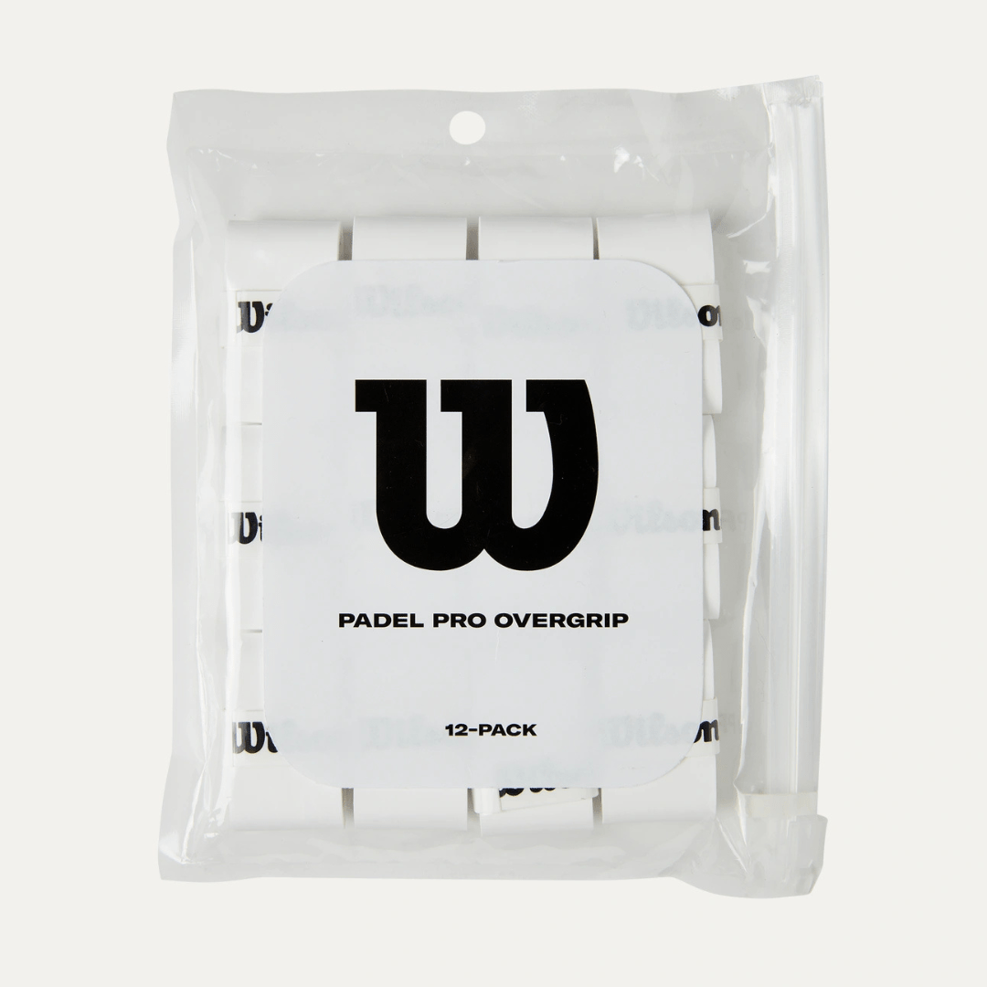 Wilson Padel Pro Overgrip white 12-pack