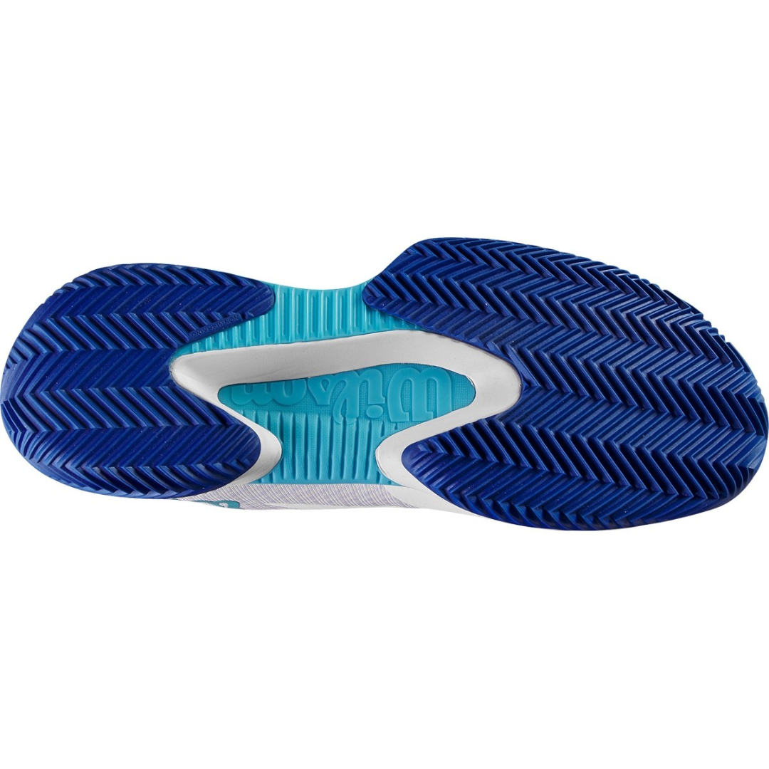 Wilson Kaos Swift 1.5 Clay tennisskor för grus herr vit/atollblå/lapisblå