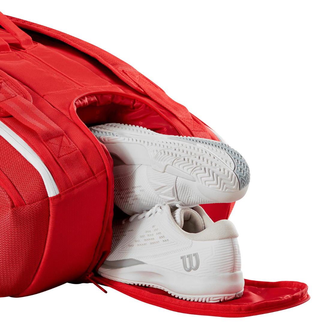 Wilson Super Tour 15-pack Wilson Red 2025 röd tennisväska