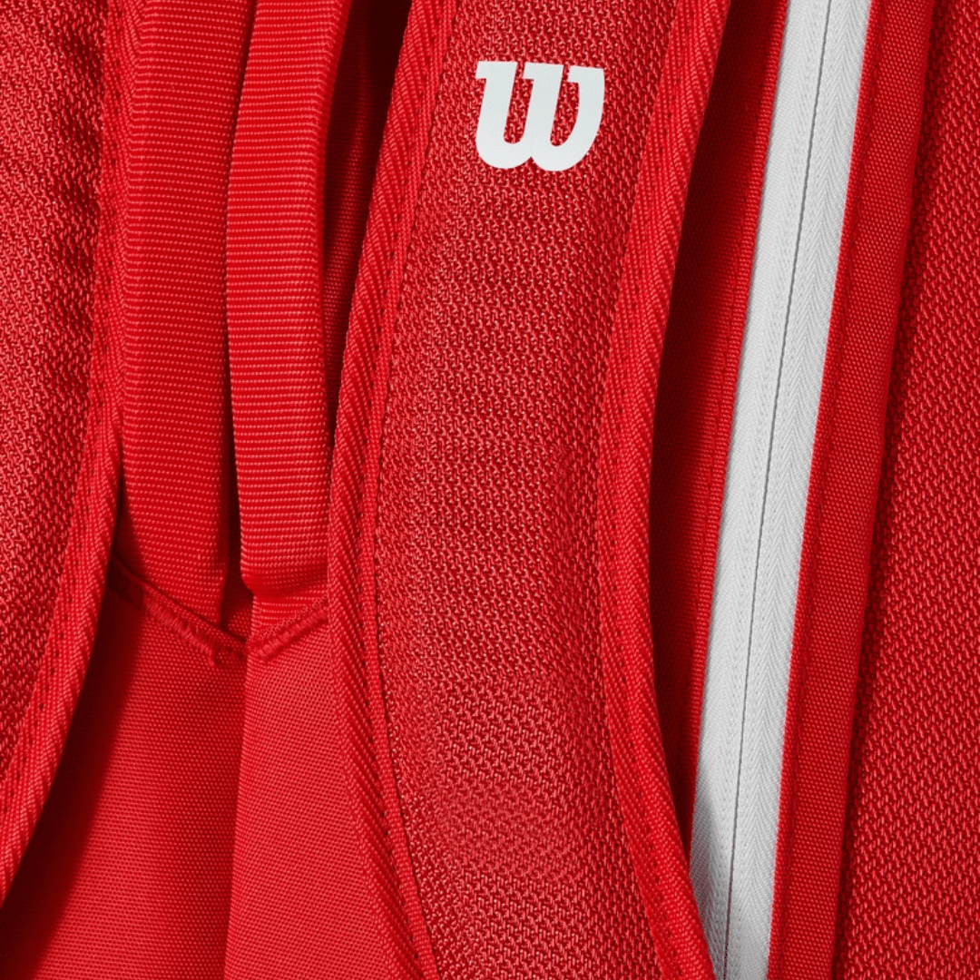 Wilson Super Tour 9-pack Wilson Red 2025 röd tennisväska
