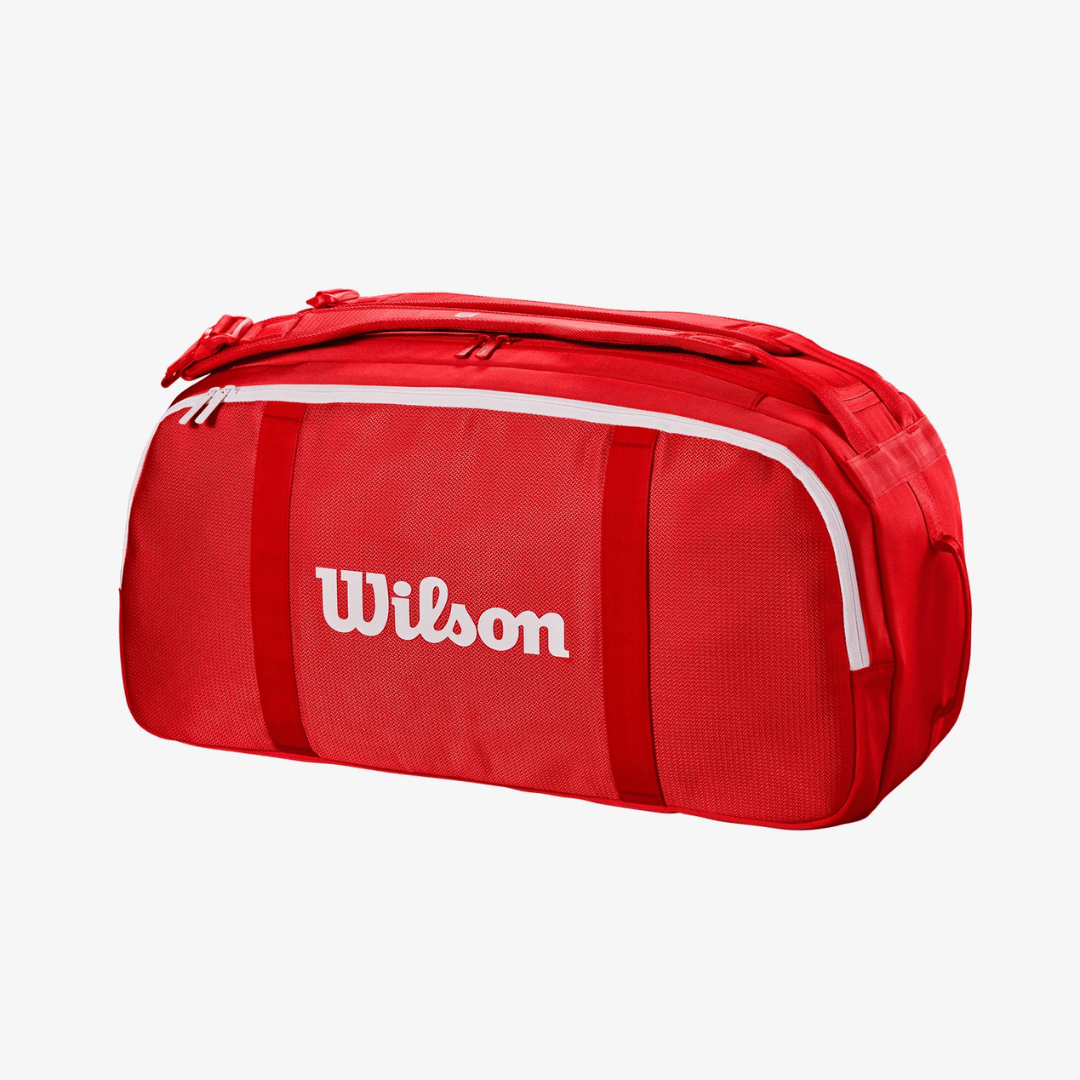 Wilson Super Tour Coaches Duffle Bag Wilson red 2025 röd duffelväska för tennis