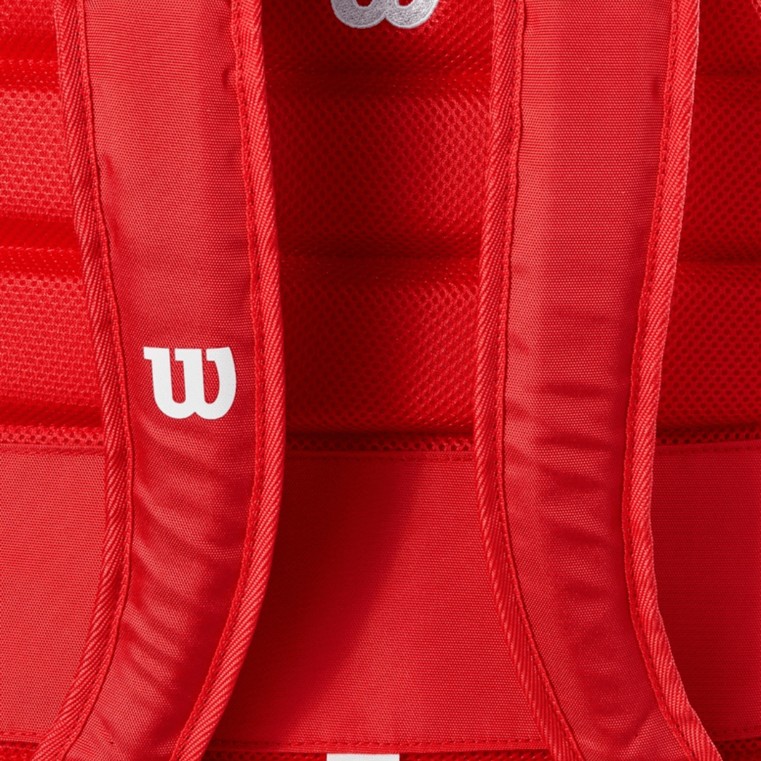 Wilson Super Tour Backpack Wilson red 2025 röd tennisryggsäck