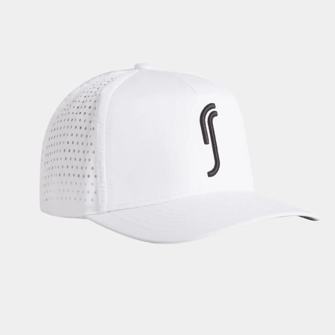 RS Fred Performance Cap White/Black Logo – hvid kasket