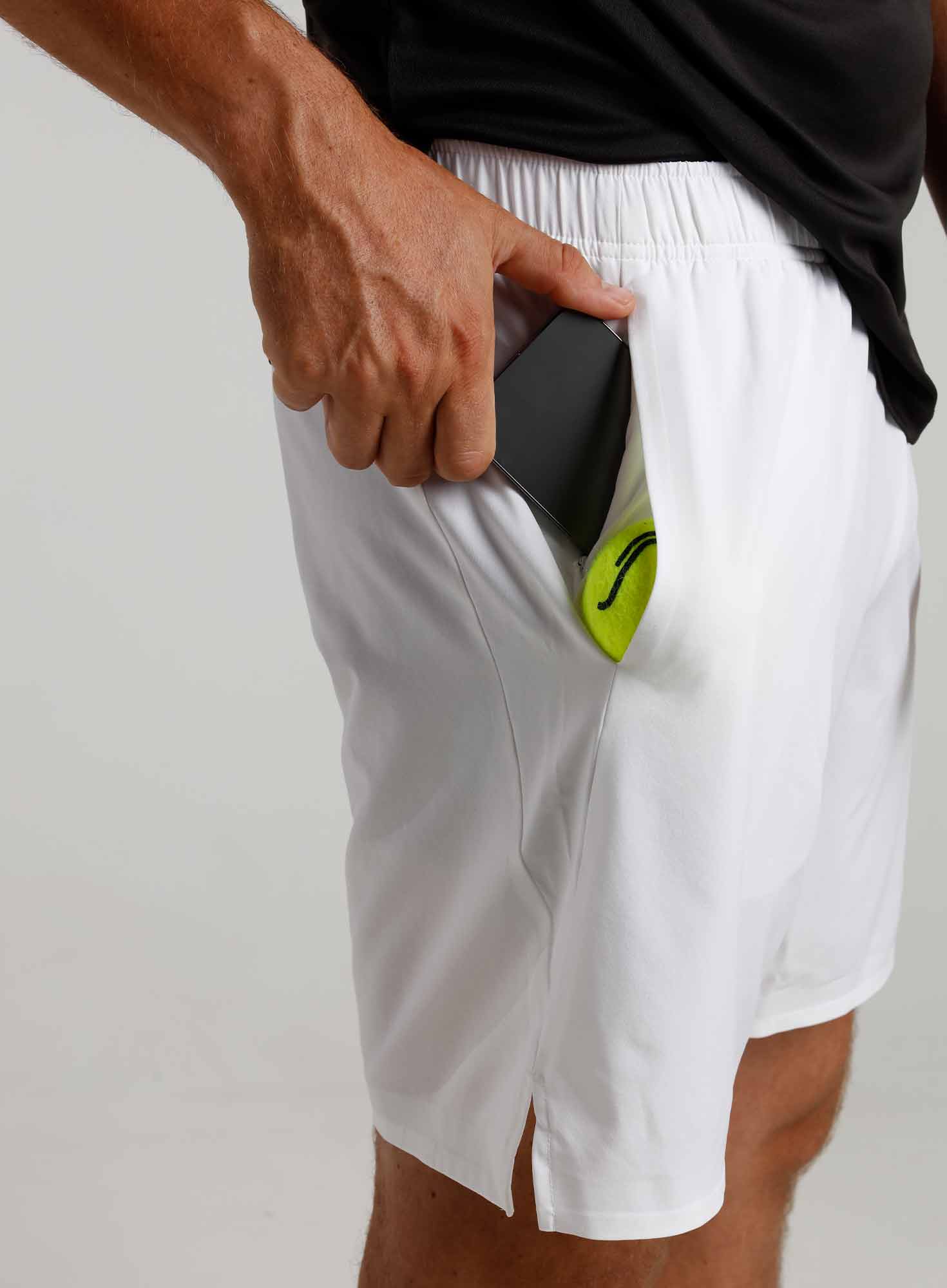 RS Men's Performance Shorts White träningsshorts