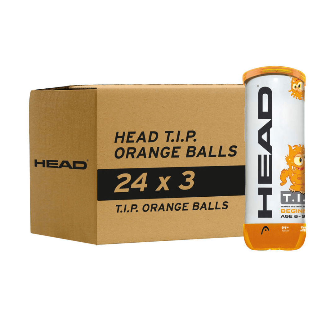 Head TIP orange tennis ball stage 2 3-pack