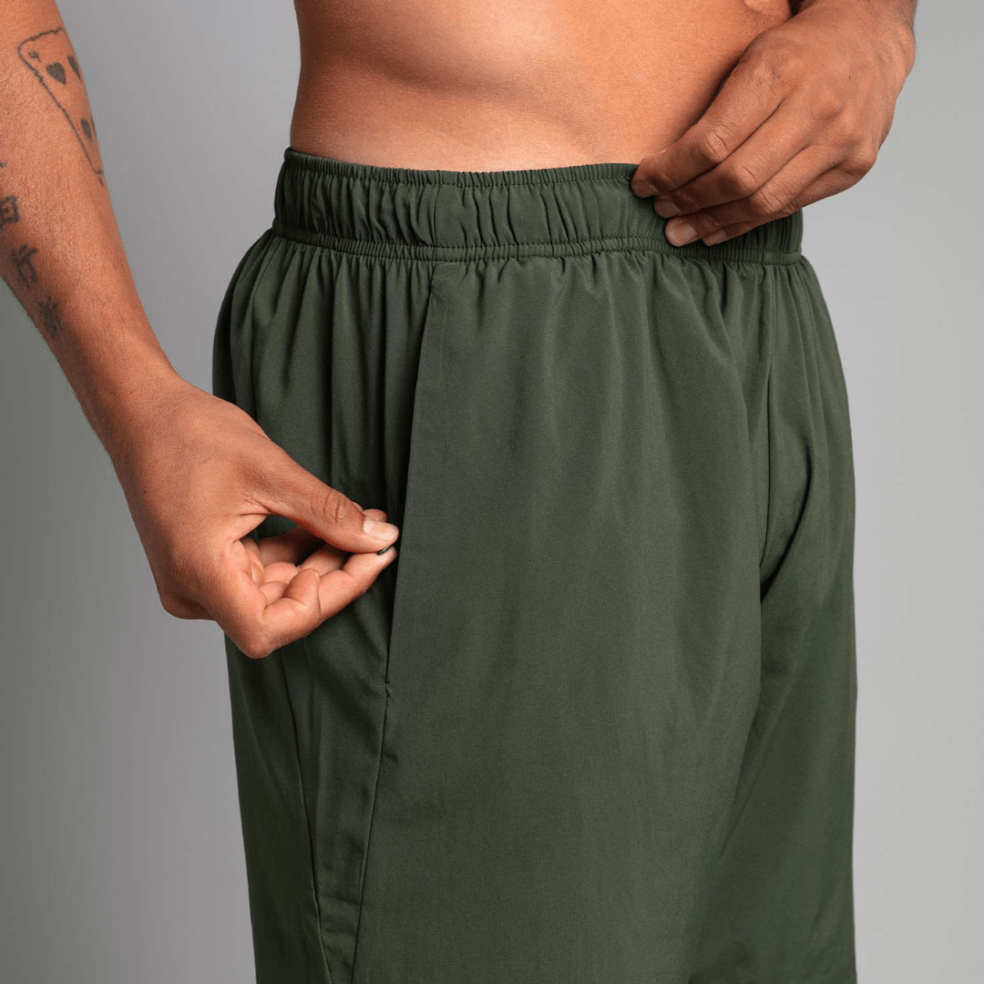 RS Men's Performance Shorts Deep Green
