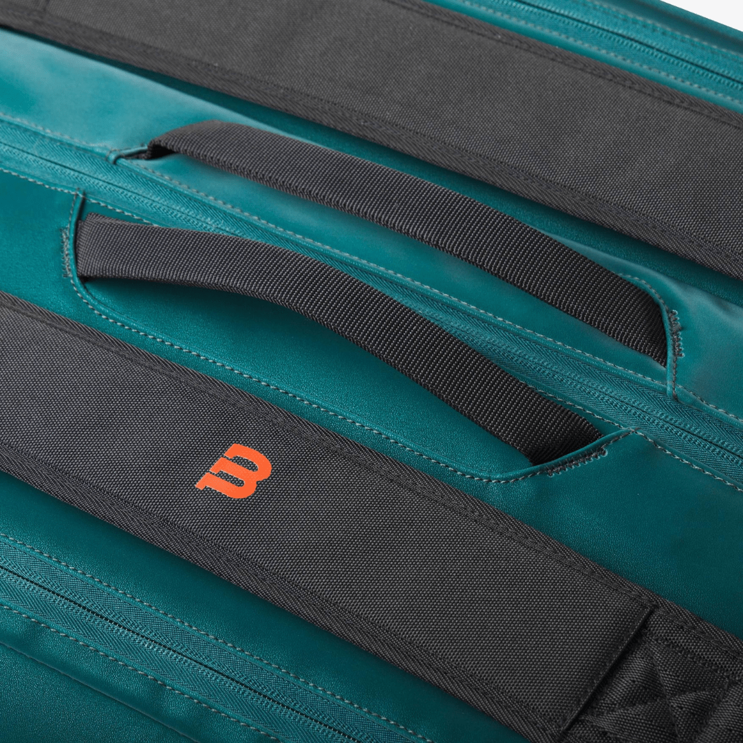 Wilson Blade v9 Super Tour 15pk tennistaske grøn