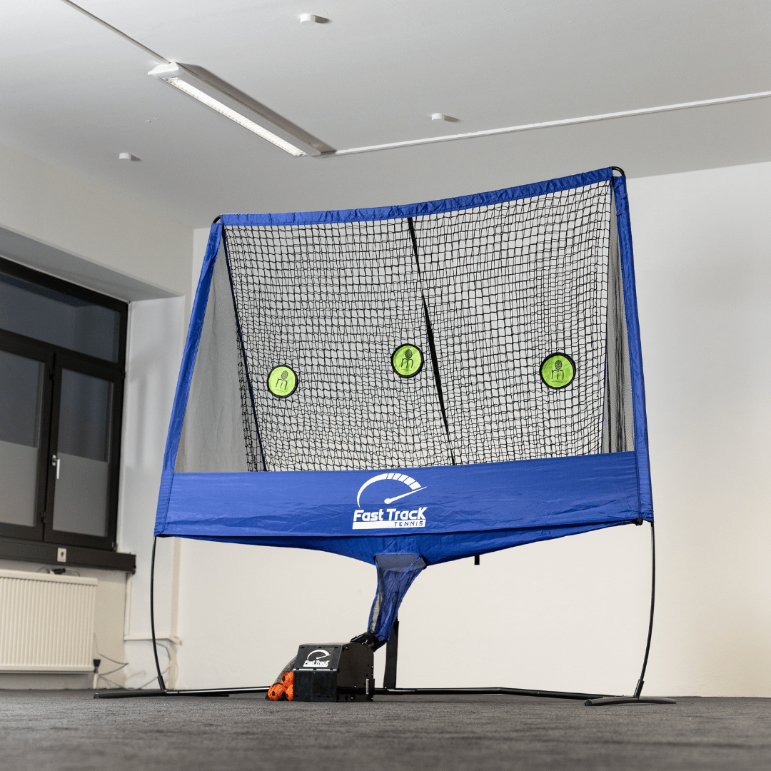 Fast Track Tennis rebounder-net med boldmaskine