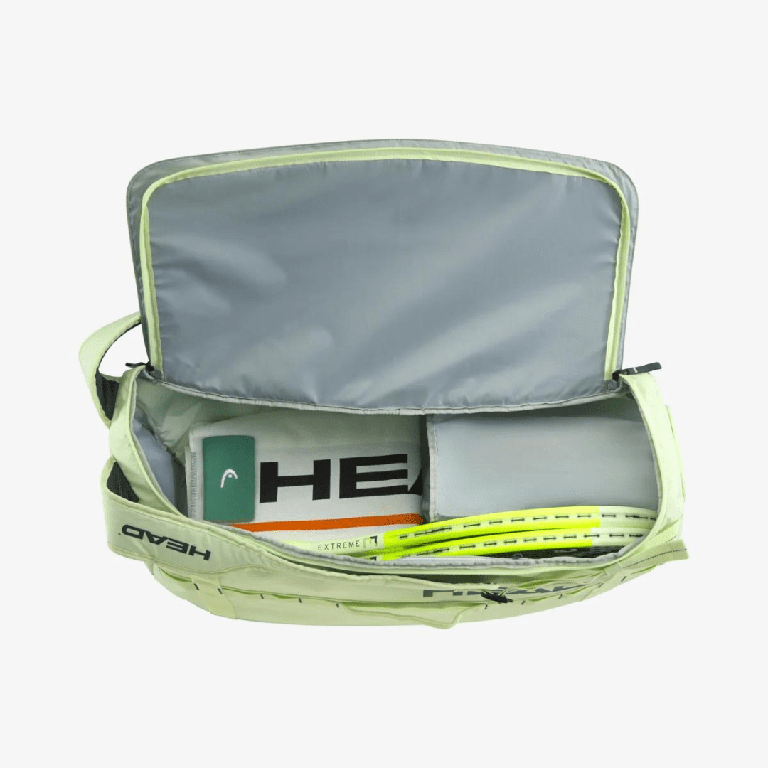 Head Pro Duffle Bag Medium LLAN liquid lime & anthracite 6-pack tennisracketväska