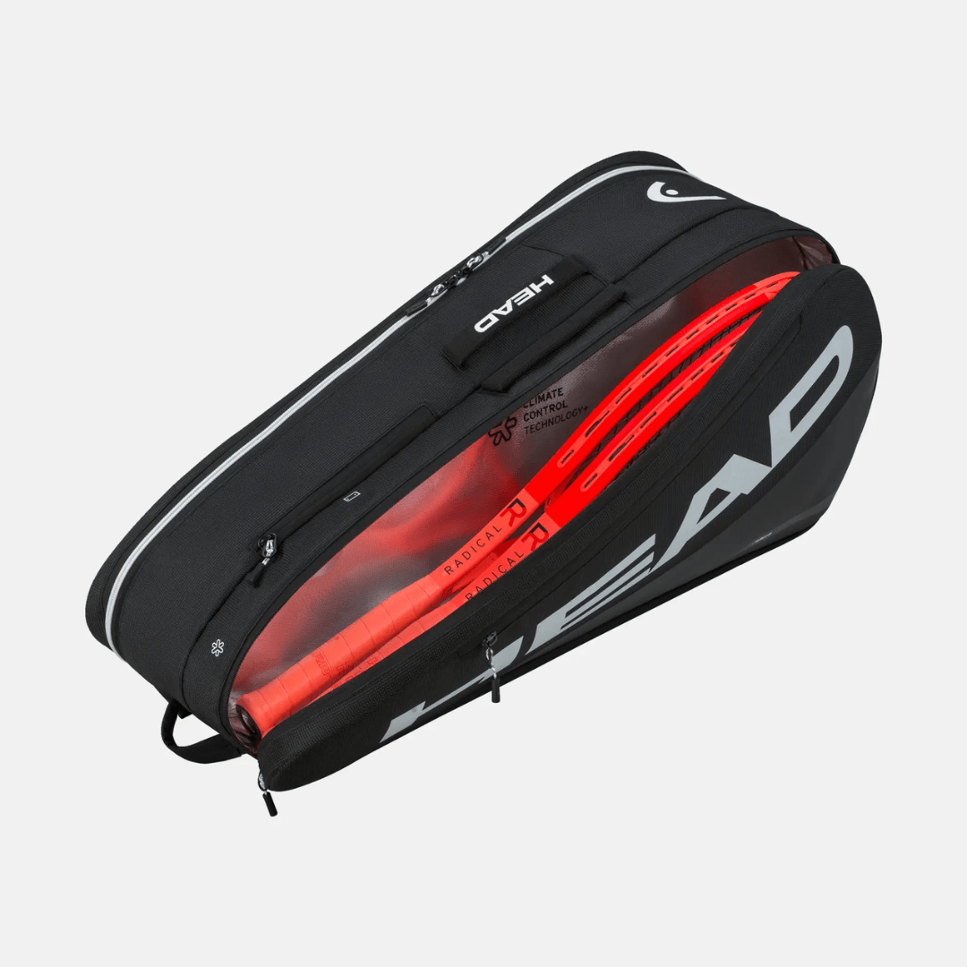 Head Tour Racquet Tennis Bag M BK tennis racket bag black