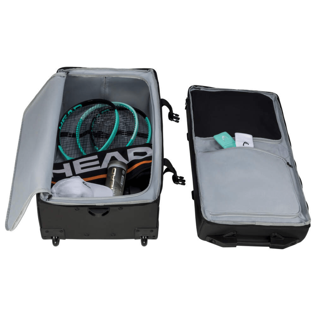 Head Tour Travel Bag 110L BK sort rullekuffert til tennisspillere