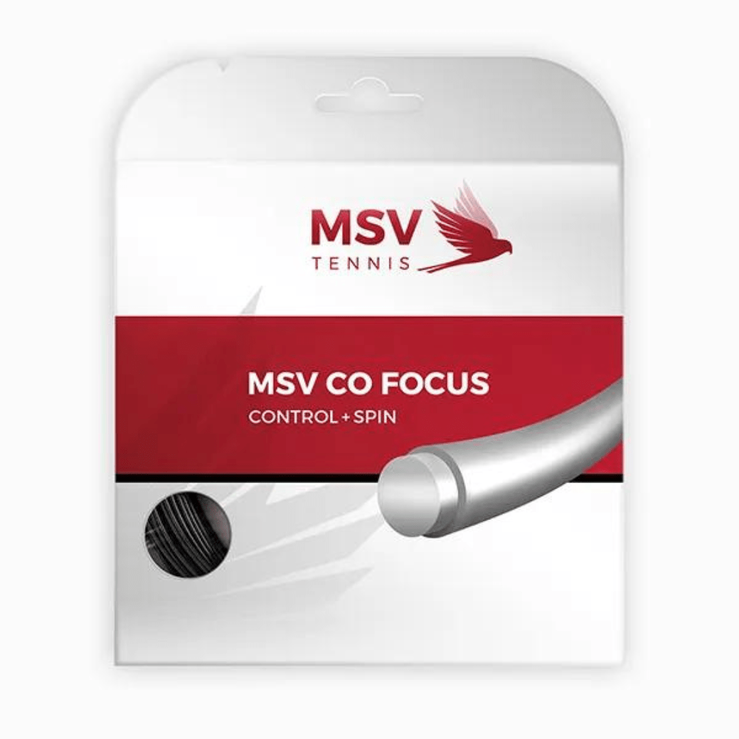 MSV Co Focus 12.2m set black tennis string