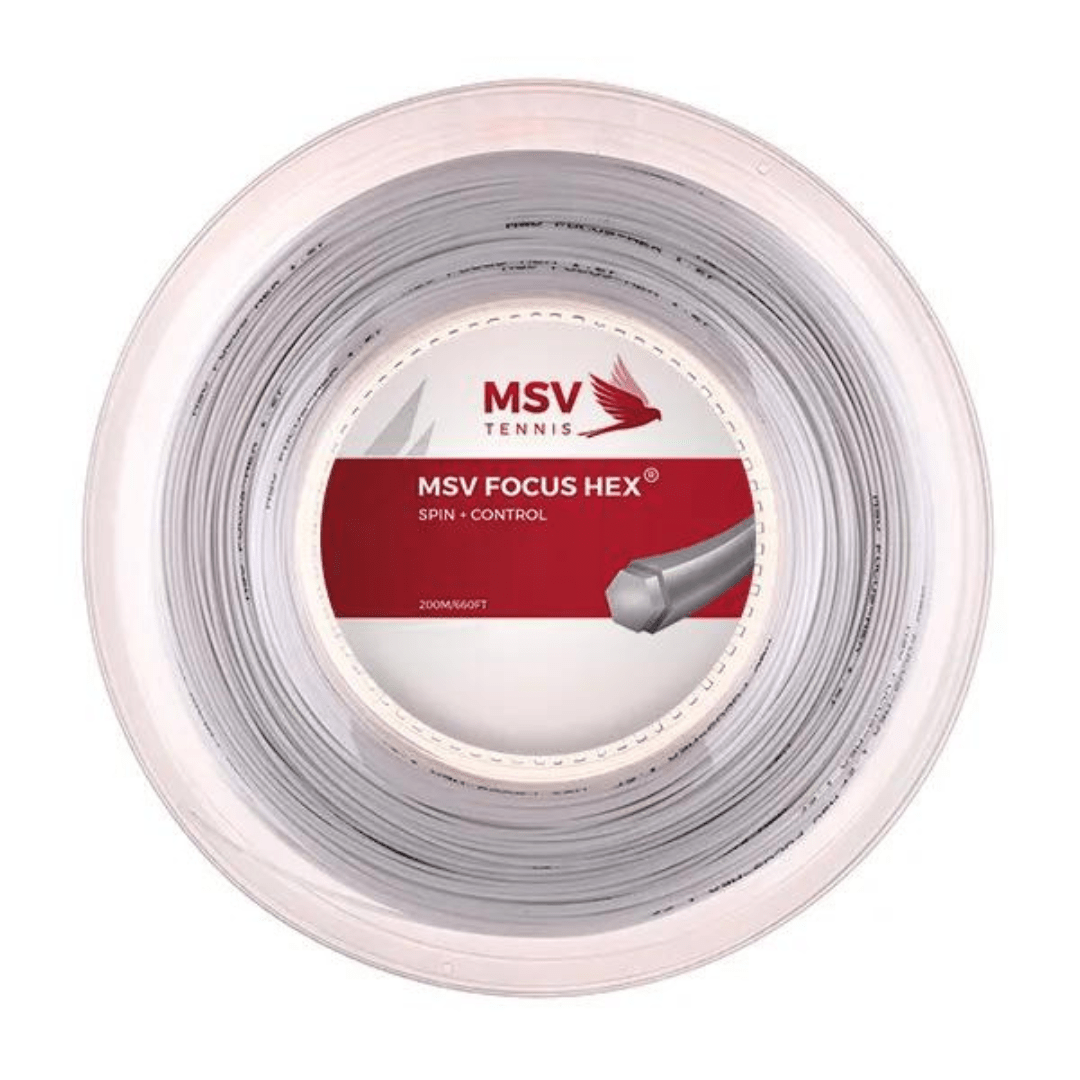 MSV Focus Hex 1,23 mm strengrulle 200 m hvid