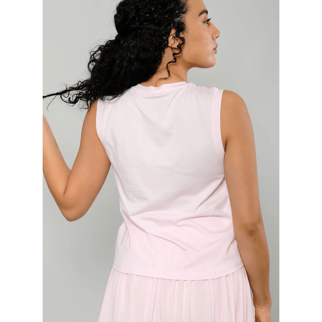 RS Women's Paris Relaxed Tank Light Pink træningstank top tennis & padel