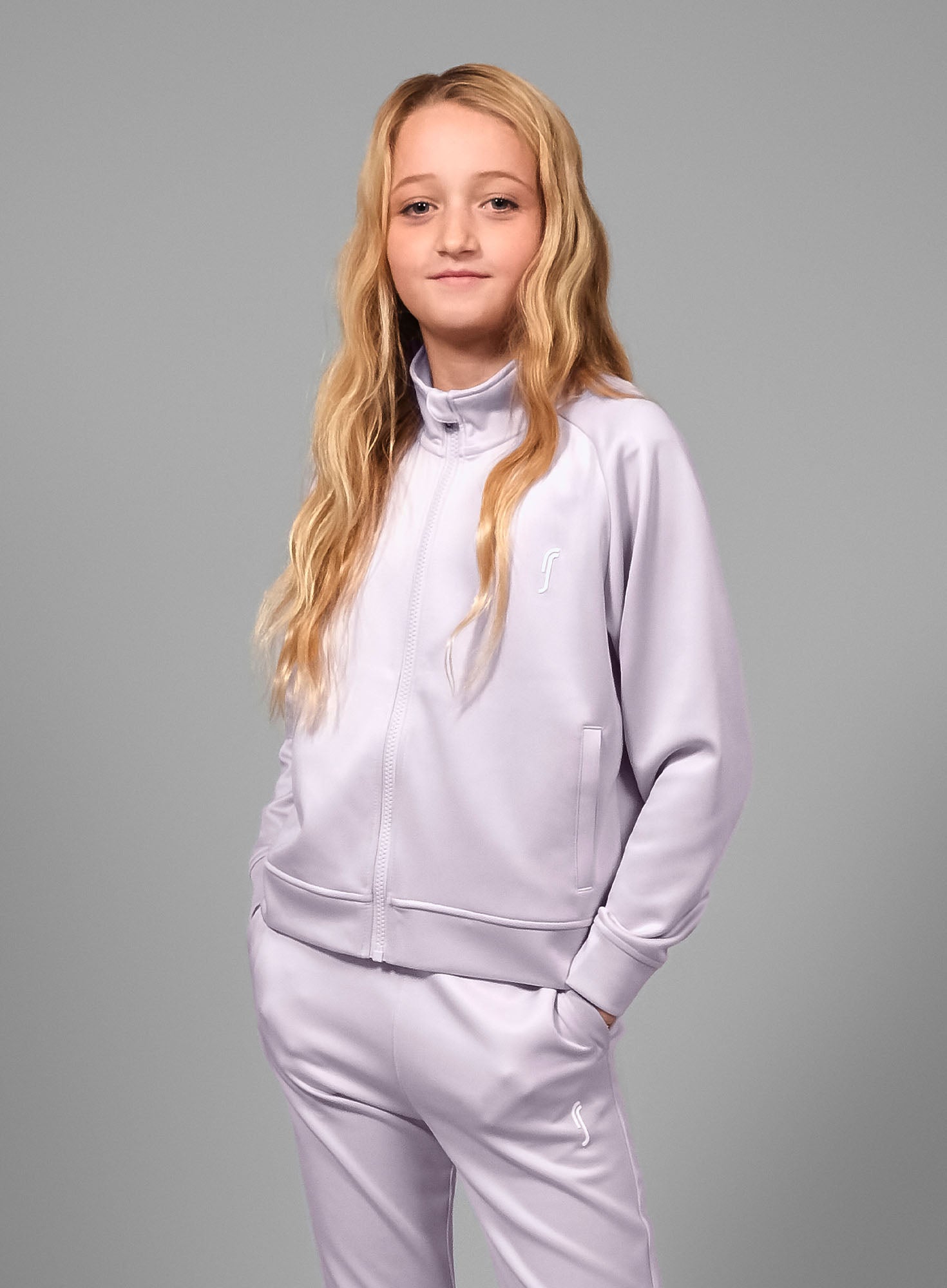 RS Girl's Court Jacket Pink träningsjacka