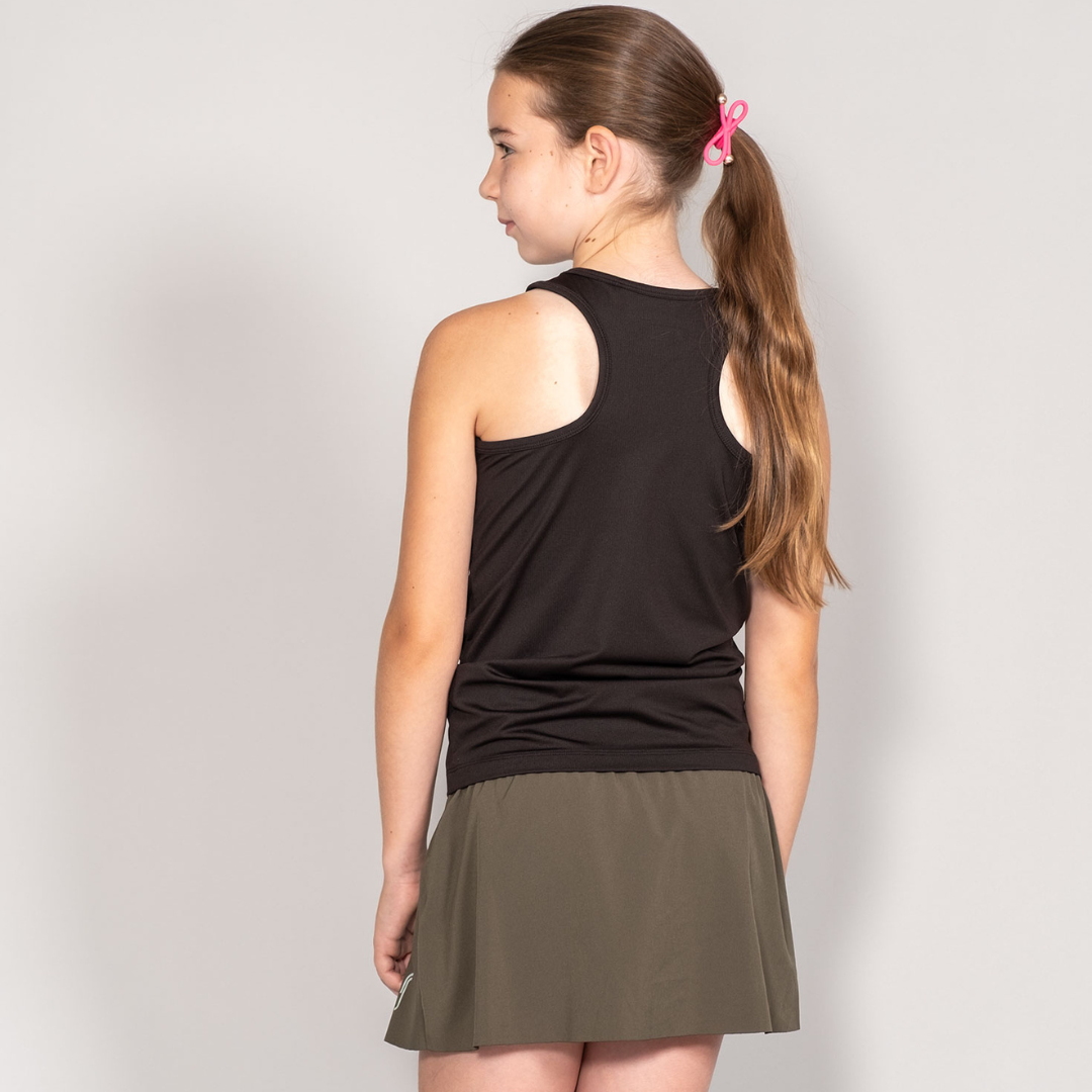 RS Girl's Performance Racerback Mesh Black