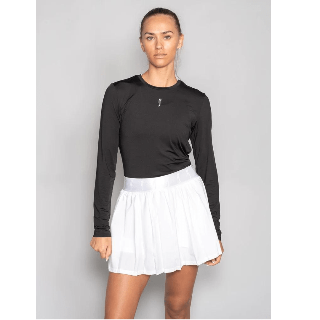 RS Women's Performance Court Pleated Skirt Hvid nederdel tennis & padel