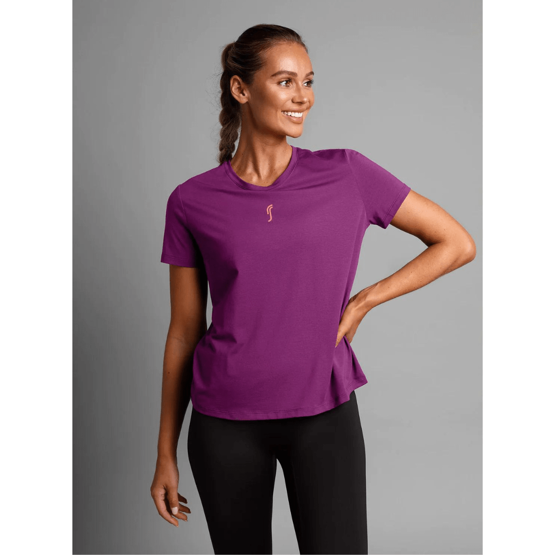 RS Paris Relaxed Tee Striking Purple träningströja kvinna