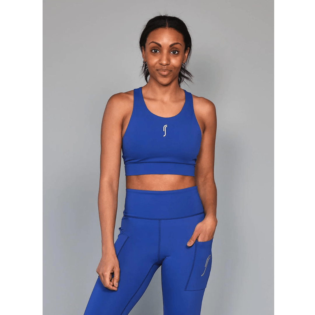 RS Women's Stretch Tech Side Pocket Tights Striking Blue tennis & padel
