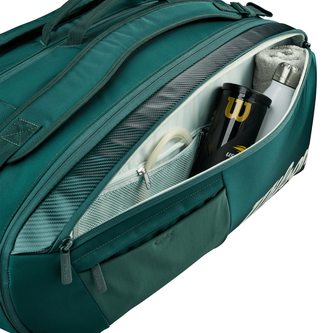 Wilson Blade v10 15-pak ketsjertaske tennisketsjertaske grøn