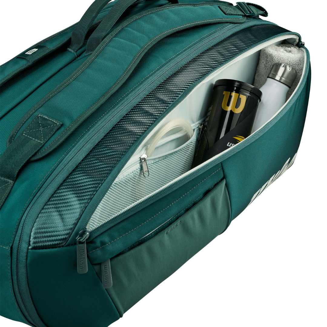 Wilson Blade v10 9-pack Racket Bag Green tennisracketväska grön
