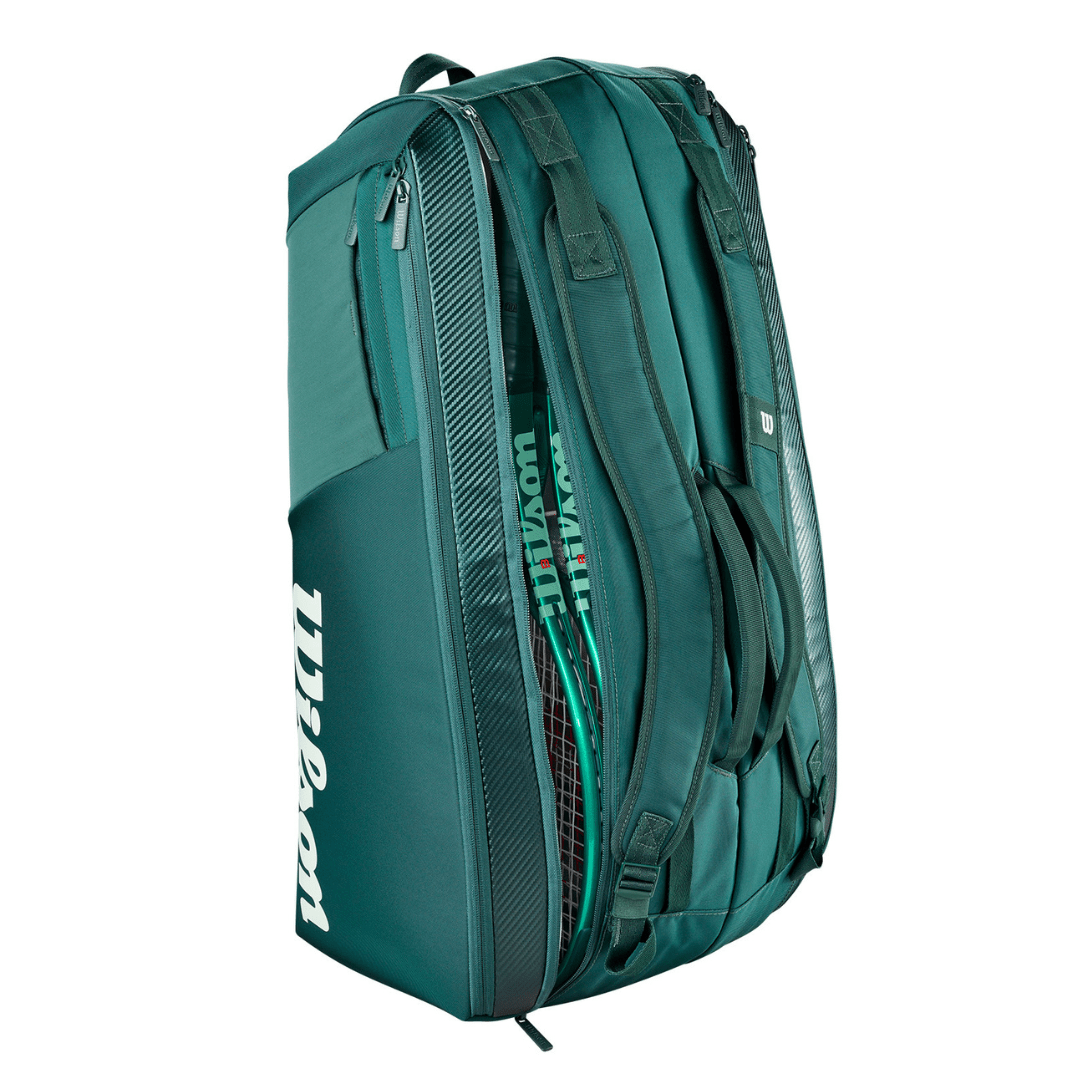 Wilson Blade v10 9-pack Racket Bag Green tennisracketväska grön