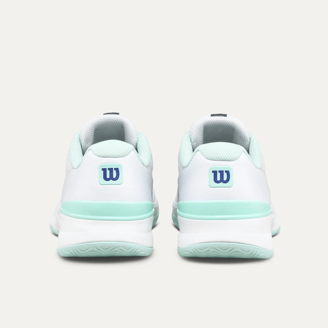 Wilson Intrigue Pro all court tennis shoes women white/bay/skipperblue