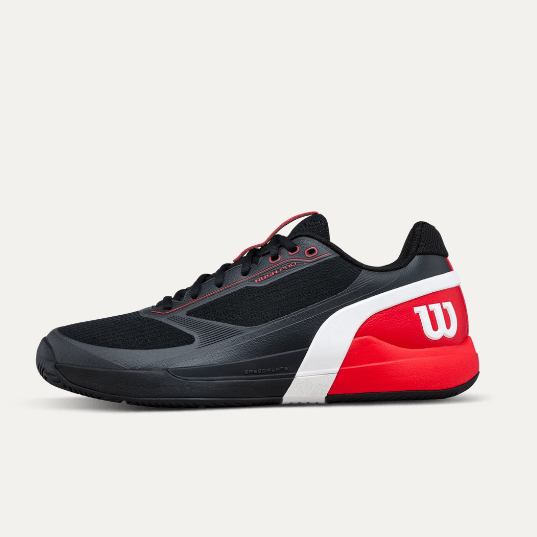 Wilson Rush Pro 5 All-court Men's Tennis Shoe Black/Infrared/White tennisskor herr