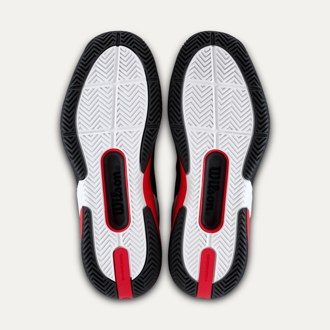 Wilson Rush Pro 5 All-court Men's Tennis Shoe Black/Infrared/White tennisskor herr