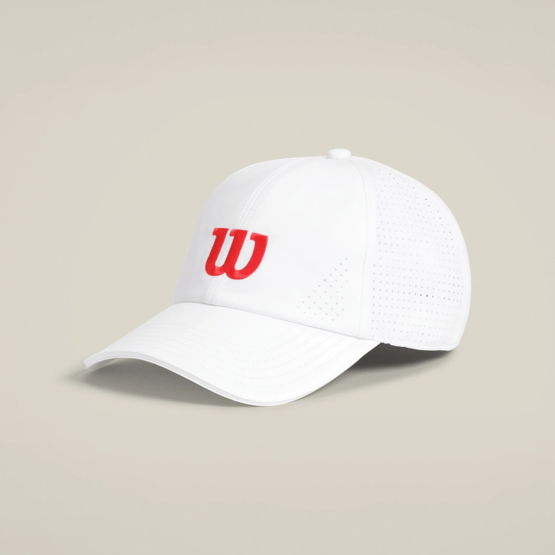 Wilson Active Perforated Cap Bright White Infrared sportkeps