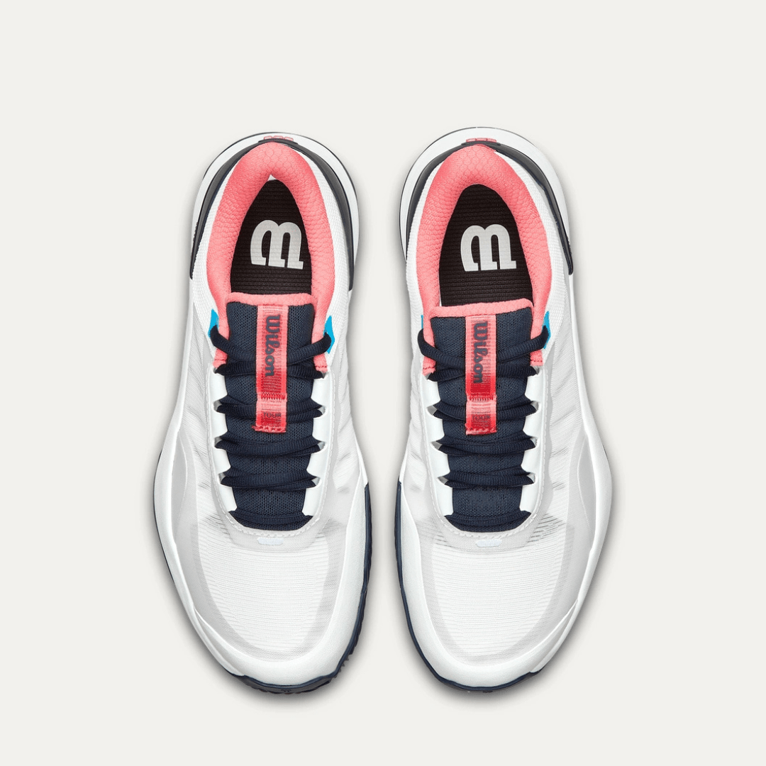 Wilson Intrigue Tour All Court Women's Tennis Shoe white / navy blazer / dubarry tennisskor dam