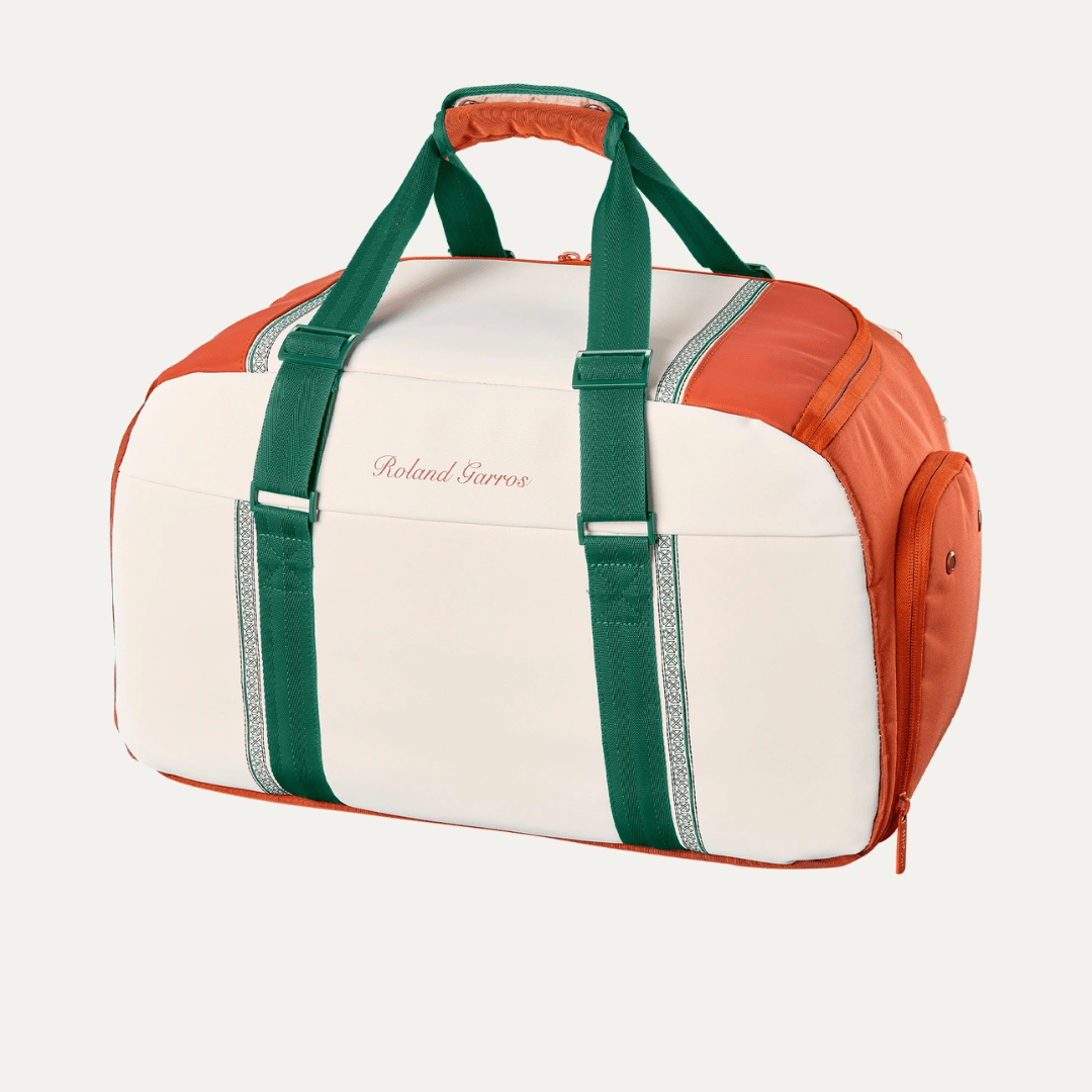 Wilson Roland Garros 2026 Small Duffel Bag Cream/Clay/Green tennis bag