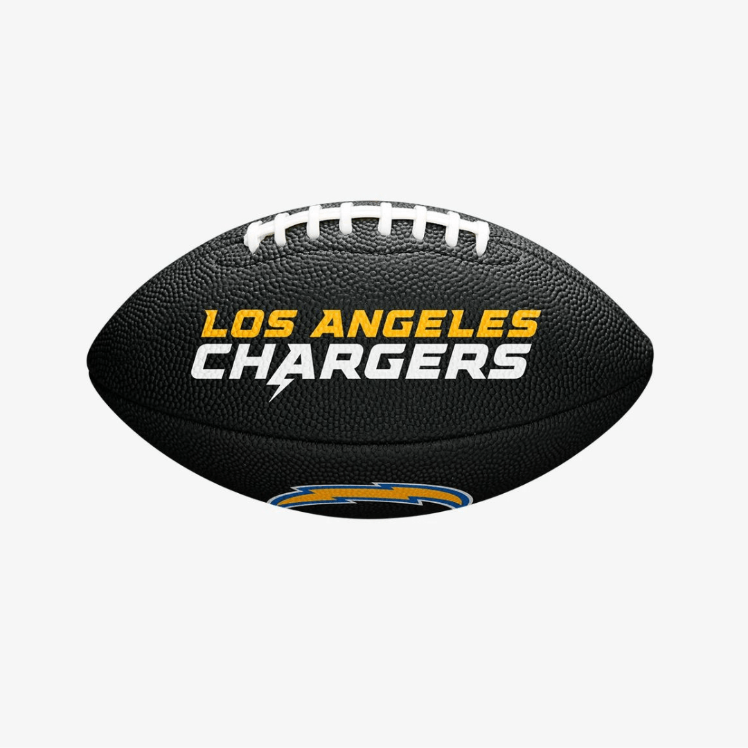 Wilson NFL Soft Touch Black Mini American football LA Chargers