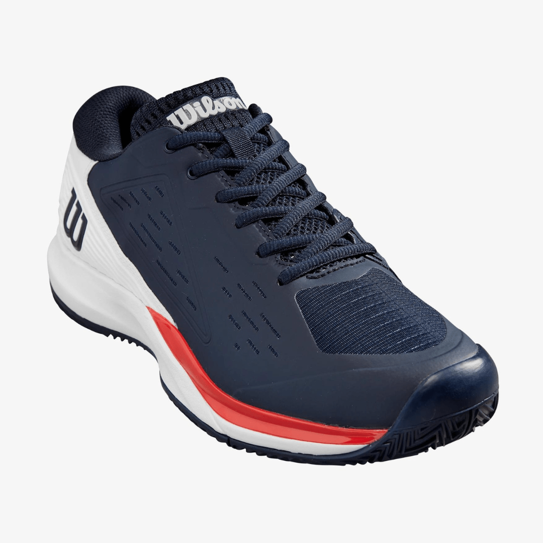 Wilson Rush Pro Ace Clay tennis shoes for men navy blazer / white / wilson red