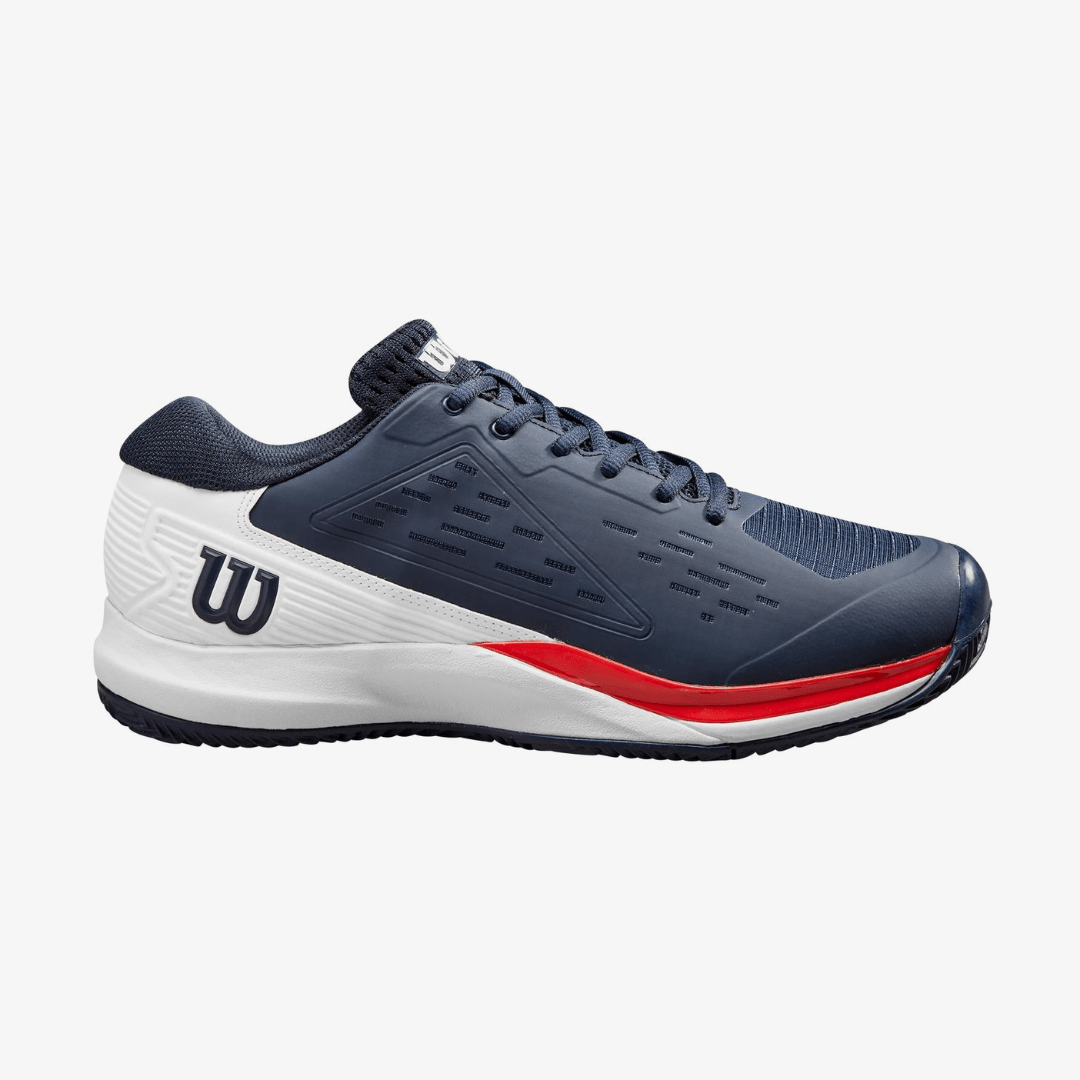 Wilson Rush Pro Ace Clay tennissko til ler mænd navy blazer / white / wilson red