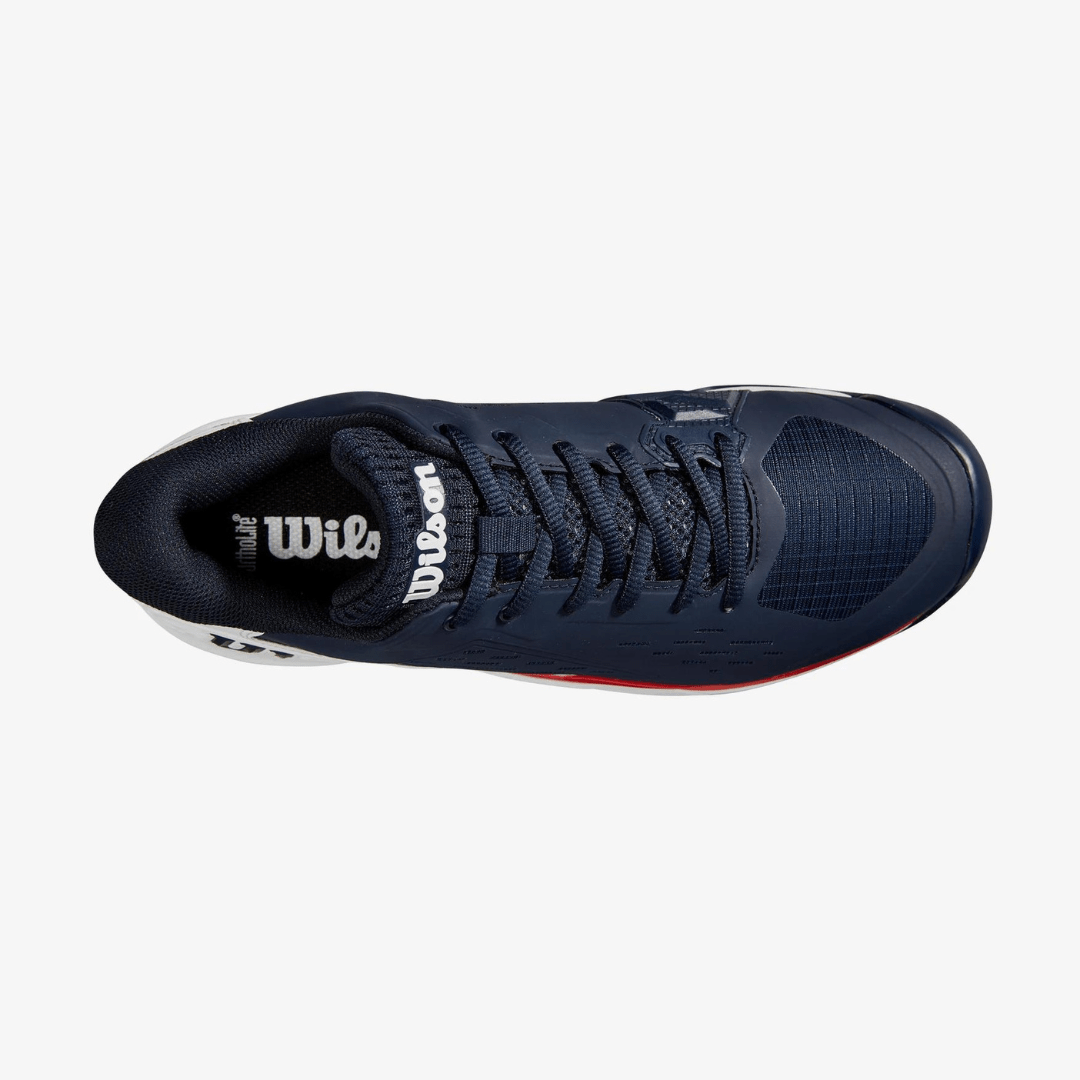 Wilson Rush Pro Ace Clay tennis shoes for men navy blazer / white / wilson red