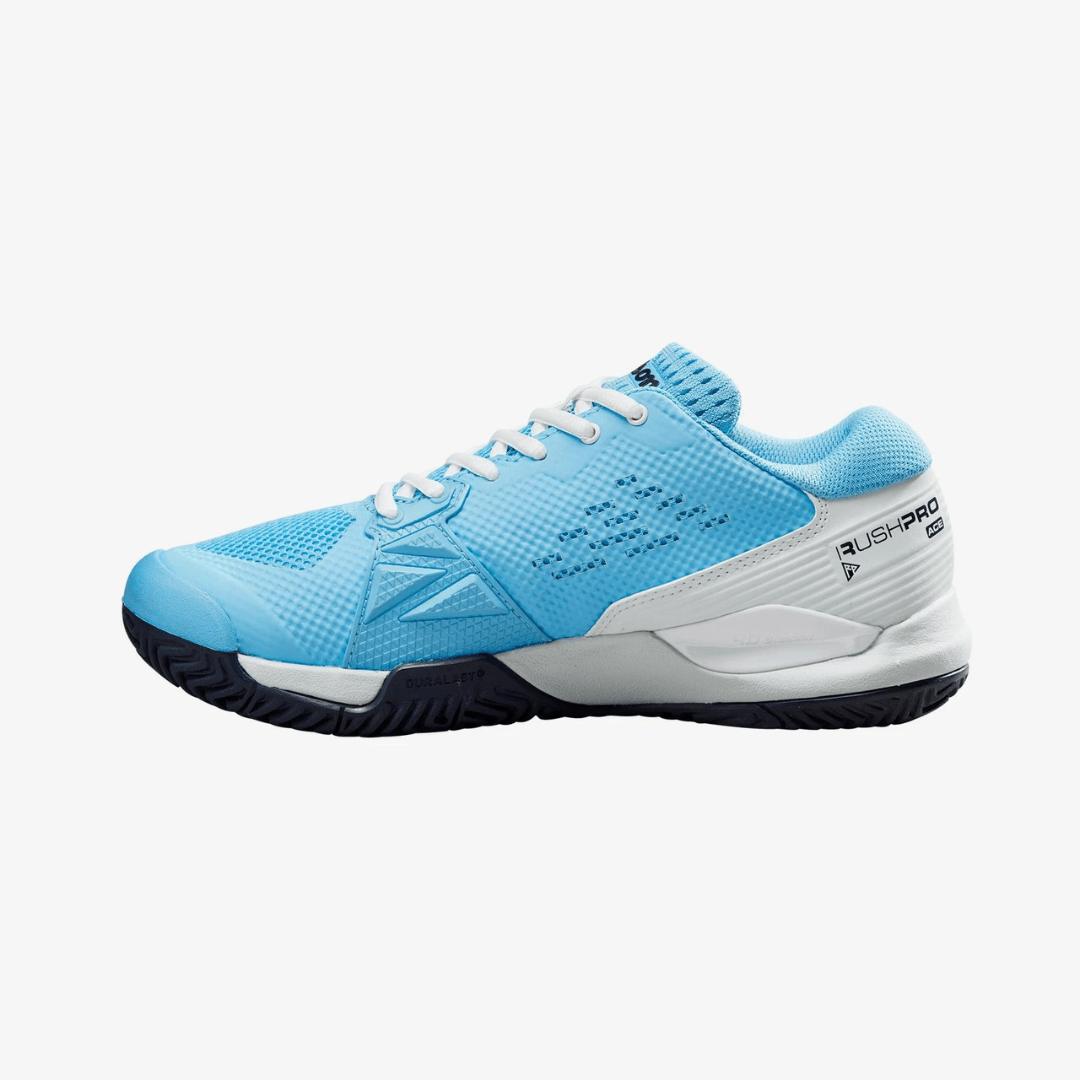Wilson Rush Pro Ace Clay tennisskor för grus dam bonnie blue / ballad blue / navy blazer