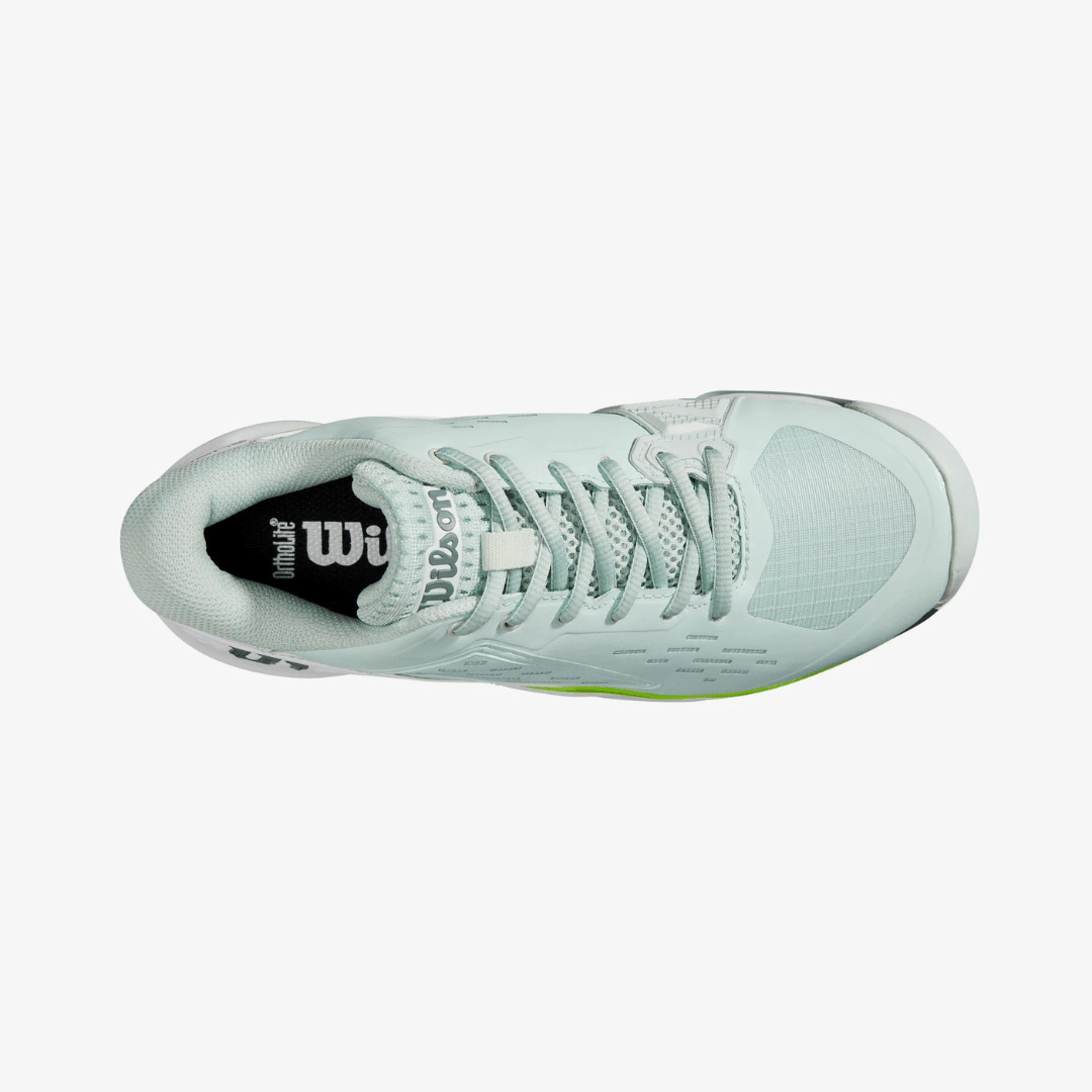 Wilson Rush Pro Ace Clay tennissko til kvinder opal blue/white/jas green
